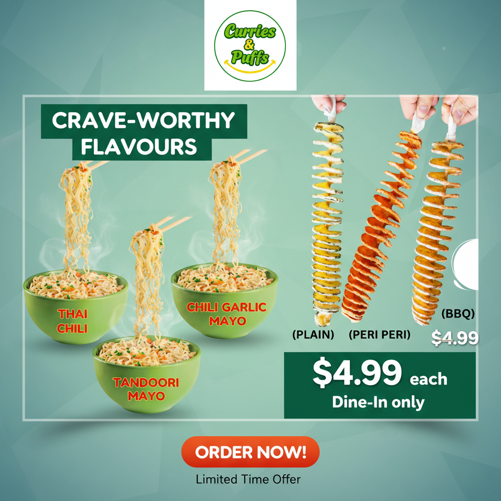 Curries & Puffs Special Offer - Order Online